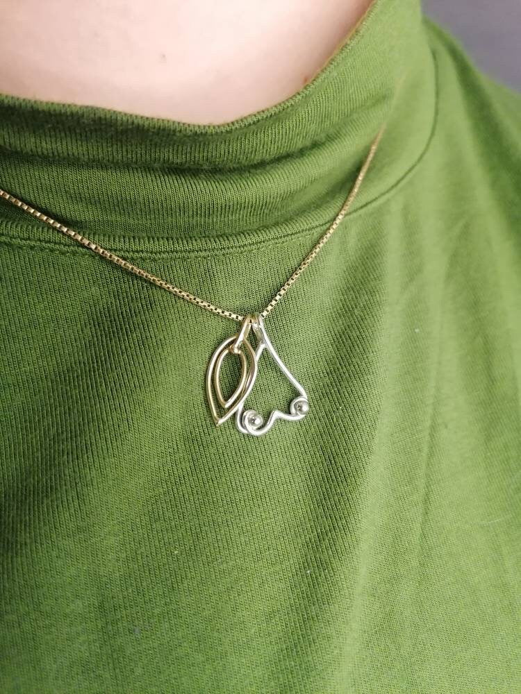 Minimalist Tits Pendant