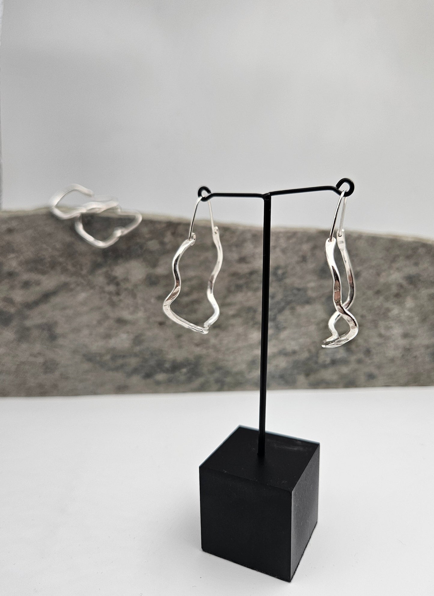 Fjell øreringer stor